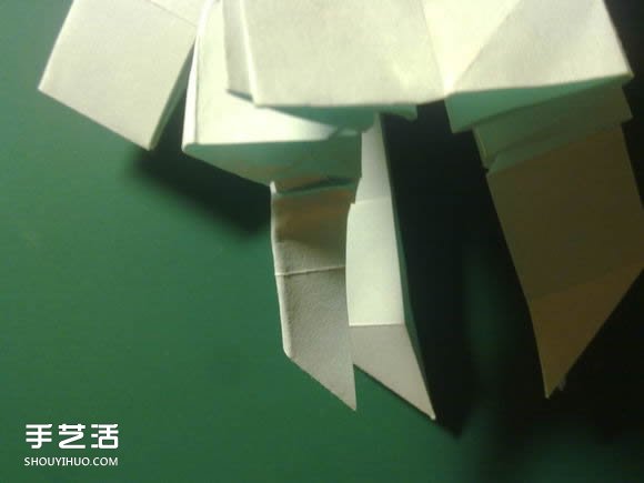 折纸初音未来的详细图解 初音未来的折法过程(图48)