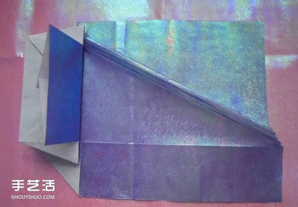 折纸钱包多层简单图解 详细钱包的折法图解(图39)