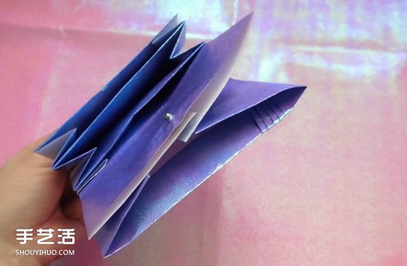 折纸钱包多层简单图解 详细钱包的折法图解(图62)