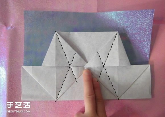 折纸钱包多层简单图解 详细钱包的折法图解(图21)