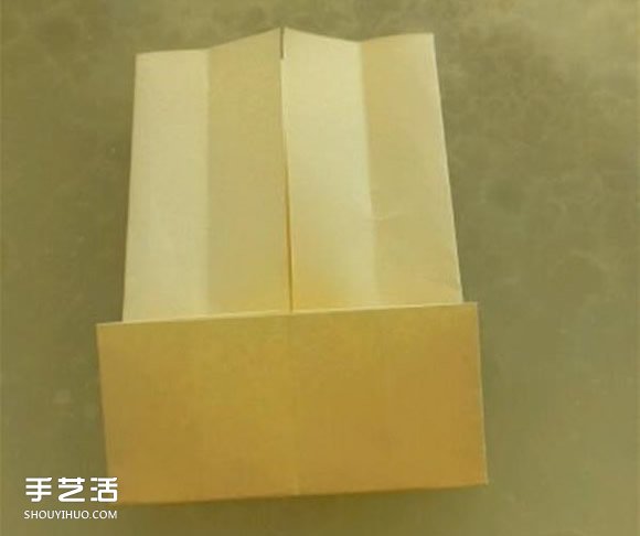 立体床的折法图解教程 详细折纸床铺的方法(图7)