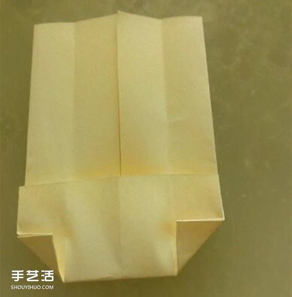 立体床的折法图解教程 详细折纸床铺的方法(图8)