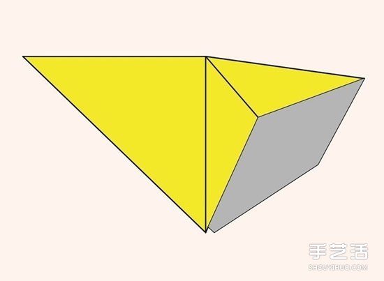 圣诞老人折纸步骤图 手工折纸圣诞老人教程(图4)