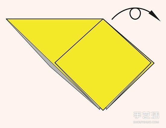 圣诞老人折纸步骤图 手工折纸圣诞老人教程(图5)