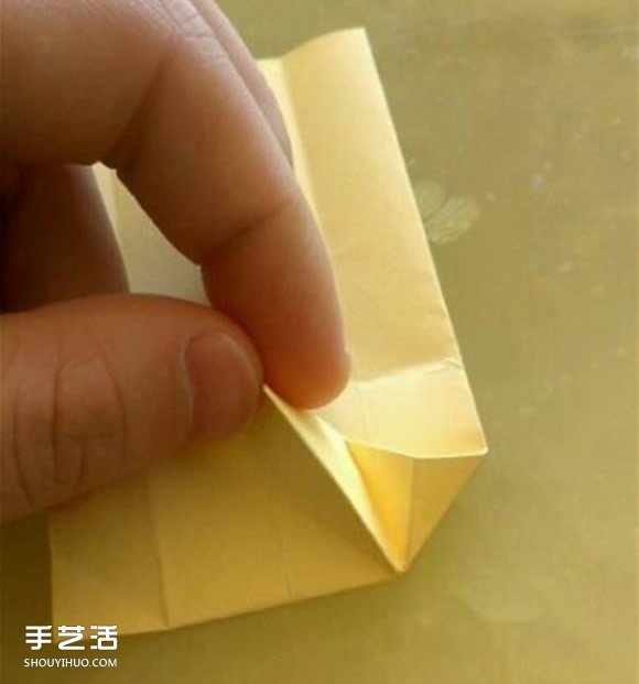 立体床的折法图解教程 详细折纸床铺的方法(图10)