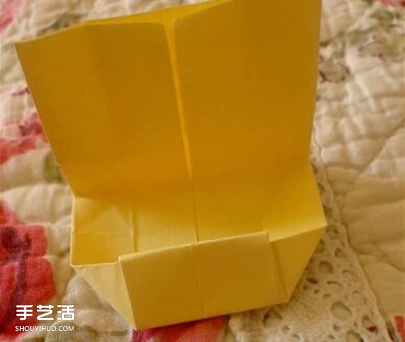 立体床的折法图解教程 详细折纸床铺的方法(图15)