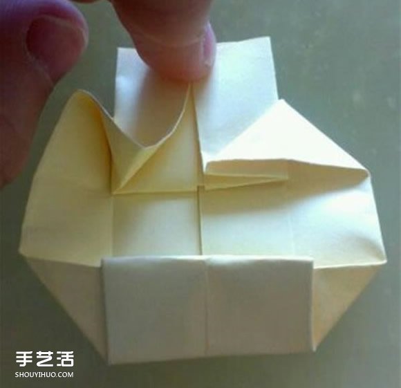 立体床的折法图解教程 详细折纸床铺的方法(图17)
