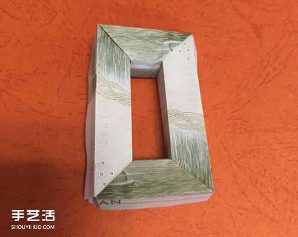孔明锁的折纸方法图解 手工折鲁班锁的折法(图9)
