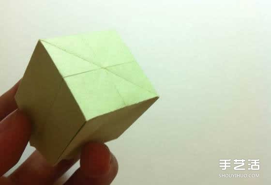 一张纸折四叶草图解 创意四叶草的折法步骤(图10)
