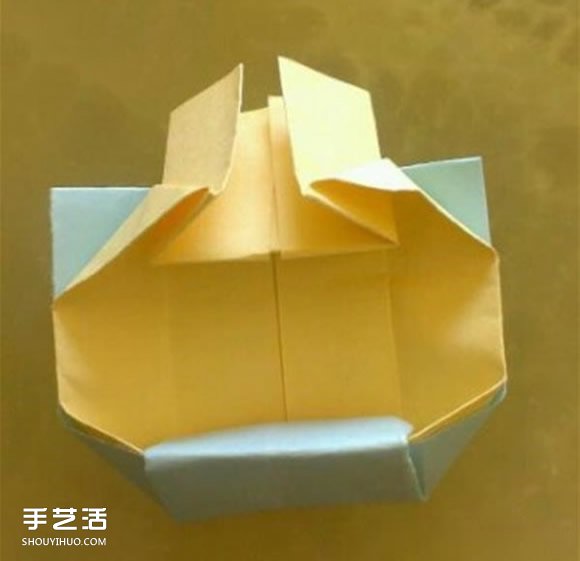 立体床的折法图解教程 详细折纸床铺的方法(图27)