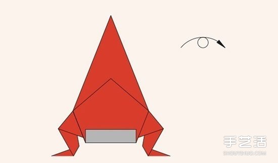 圣诞老人折纸步骤图 手工折纸圣诞老人教程(图30)