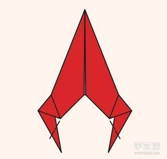 圣诞老人折纸步骤图 手工折纸圣诞老人教程(图24)