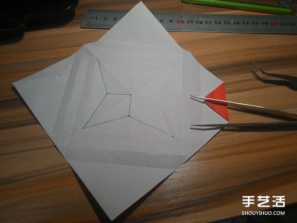 怎么折蜘蛛侠图解教程 复杂蜘蛛侠的折法步骤(图19)