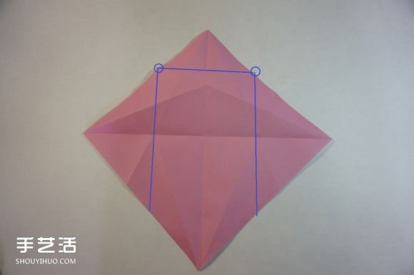 折纸女孩的步骤图解 复杂女生的折法教程(图4)