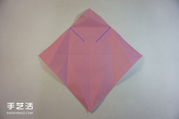 折纸女孩的步骤图解 复杂女生的折法教程(图7)