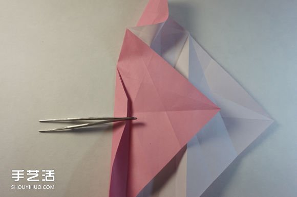 折纸女孩的步骤图解 复杂女生的折法教程(图14)