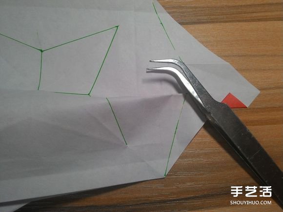 怎么折蜘蛛侠图解教程 复杂蜘蛛侠的折法步骤(图35)