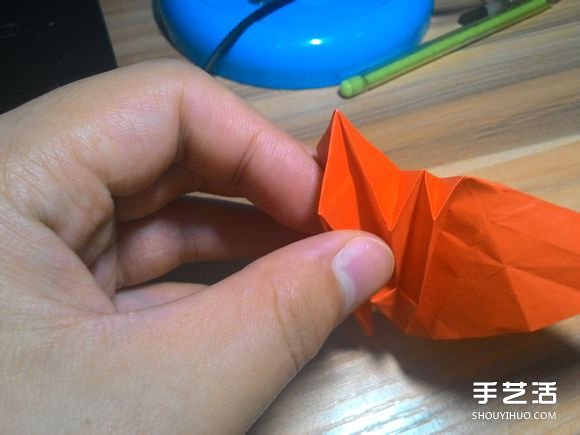 怎么折蜘蛛侠图解教程 复杂蜘蛛侠的折法步骤(图43)