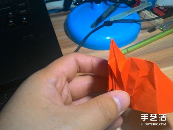 怎么折蜘蛛侠图解教程 复杂蜘蛛侠的折法步骤(图42)