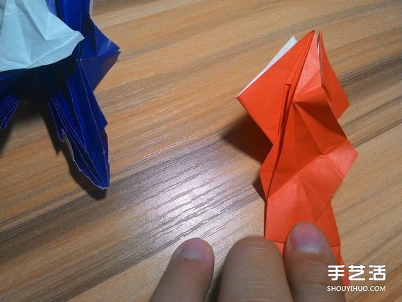 怎么折蜘蛛侠图解教程 复杂蜘蛛侠的折法步骤(图48)