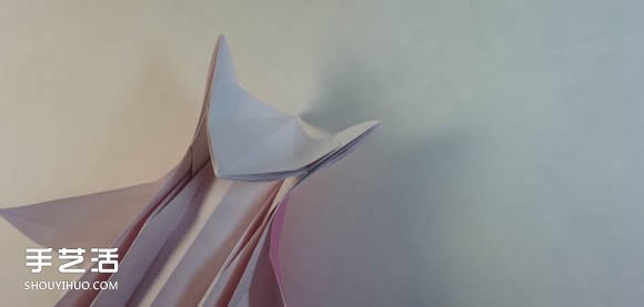 折纸女孩的步骤图解 复杂女生的折法教程(图32)