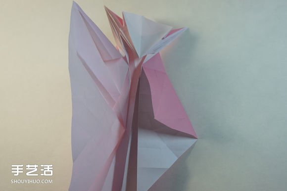 折纸女孩的步骤图解 复杂女生的折法教程(图33)