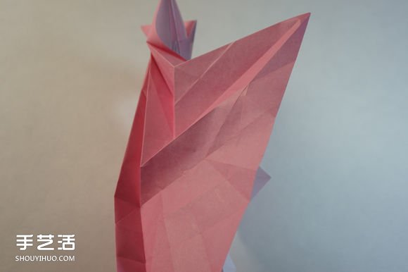 折纸女孩的步骤图解 复杂女生的折法教程(图34)
