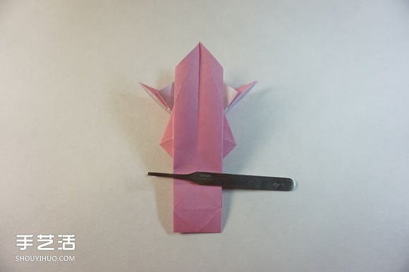 折纸女孩的步骤图解 复杂女生的折法教程(图37)