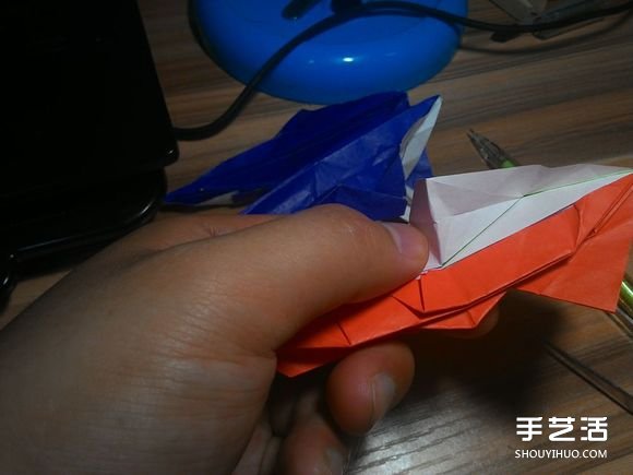 怎么折蜘蛛侠图解教程 复杂蜘蛛侠的折法步骤(图53)