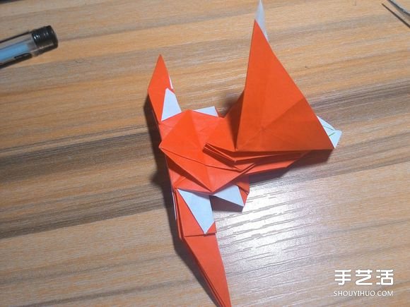 怎么折蜘蛛侠图解教程 复杂蜘蛛侠的折法步骤(图58)
