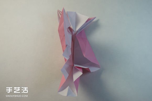 折纸女孩的步骤图解 复杂女生的折法教程(图36)
