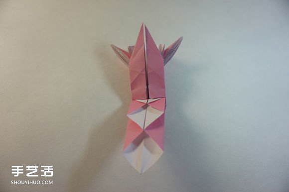 折纸女孩的步骤图解 复杂女生的折法教程(图43)