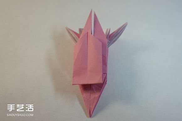 折纸女孩的步骤图解 复杂女生的折法教程(图44)