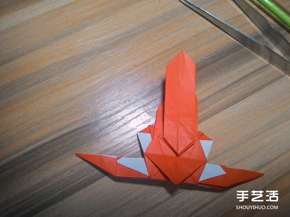怎么折蜘蛛侠图解教程 复杂蜘蛛侠的折法步骤(图59)