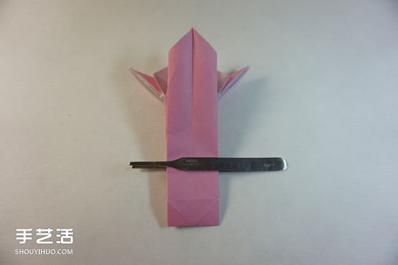 折纸女孩的步骤图解 复杂女生的折法教程(图38)