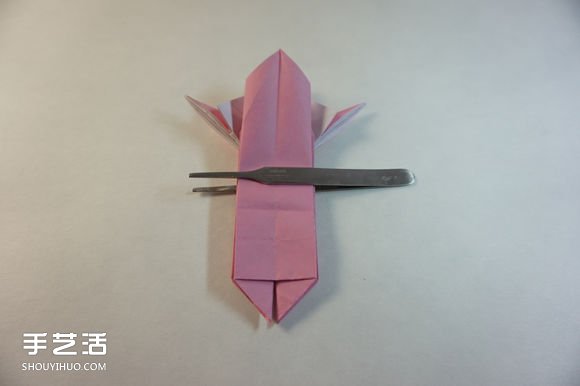 折纸女孩的步骤图解 复杂女生的折法教程(图40)