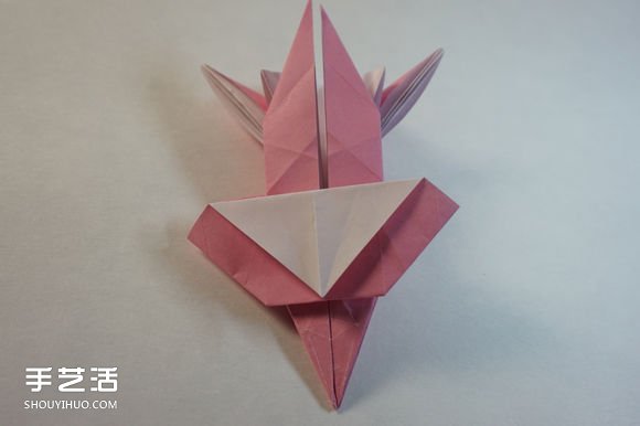 折纸女孩的步骤图解 复杂女生的折法教程(图46)