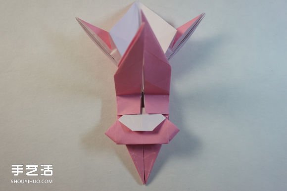 折纸女孩的步骤图解 复杂女生的折法教程(图49)