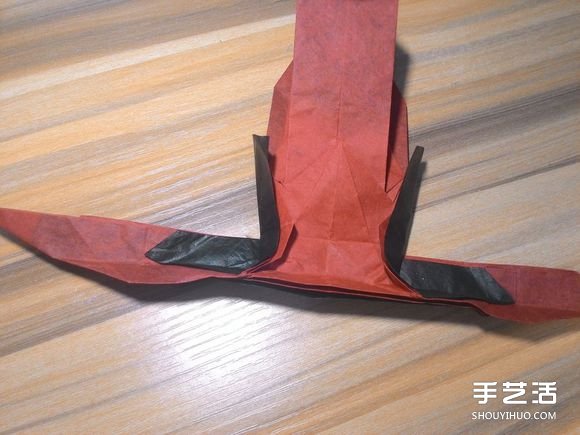 怎么折蜘蛛侠图解教程 复杂蜘蛛侠的折法步骤(图69)