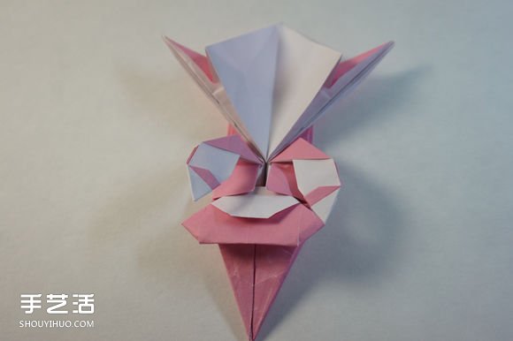 折纸女孩的步骤图解 复杂女生的折法教程(图53)
