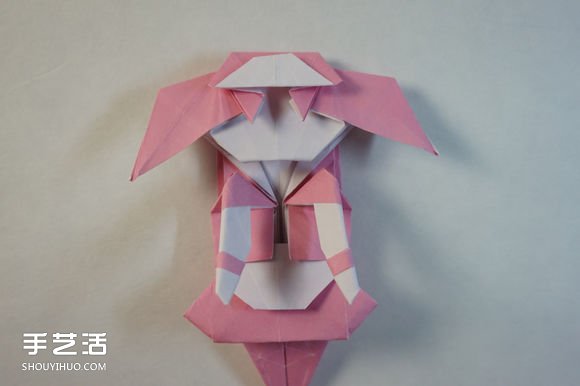 折纸女孩的步骤图解 复杂女生的折法教程(图60)
