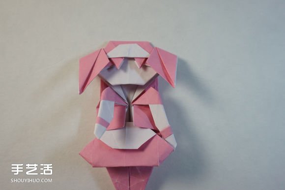 折纸女孩的步骤图解 复杂女生的折法教程(图61)