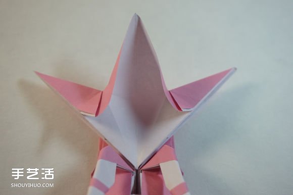折纸女孩的步骤图解 复杂女生的折法教程(图55)