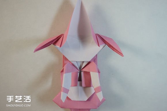 折纸女孩的步骤图解 复杂女生的折法教程(图56)