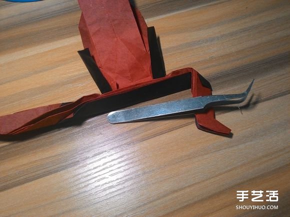 怎么折蜘蛛侠图解教程 复杂蜘蛛侠的折法步骤(图71)