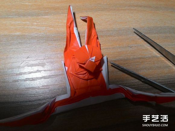 怎么折蜘蛛侠图解教程 复杂蜘蛛侠的折法步骤(图81)
