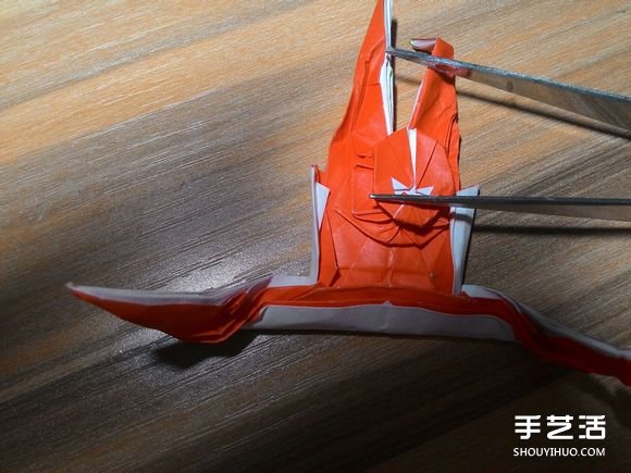 怎么折蜘蛛侠图解教程 复杂蜘蛛侠的折法步骤(图83)