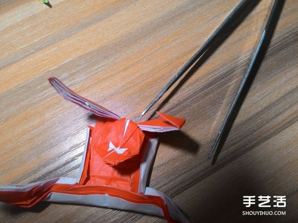 怎么折蜘蛛侠图解教程 复杂蜘蛛侠的折法步骤(图85)