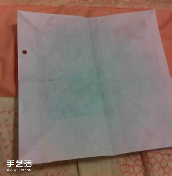 骷髅手骨的折纸方法图解 万圣节恐怖骷髅手折法(图2)