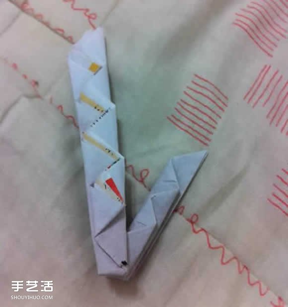 骷髅手骨的折纸方法图解 万圣节恐怖骷髅手折法(图12)